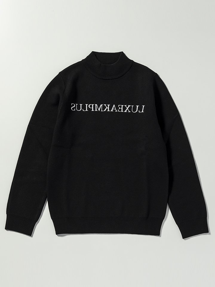 ǥ RAYON LOGO KNIT եȥåͥå˥å