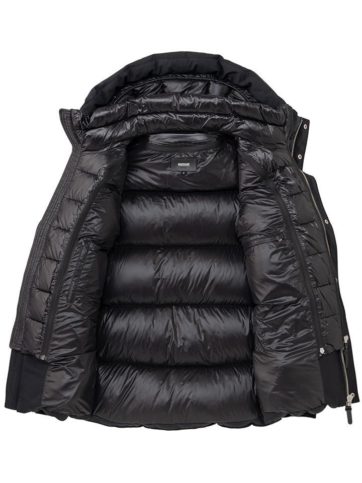 MACKAGE (マッカージュ) メンズ レイヤード フードダウン MACKAGE (マッカージュ) メンズ レイヤード フードダウン