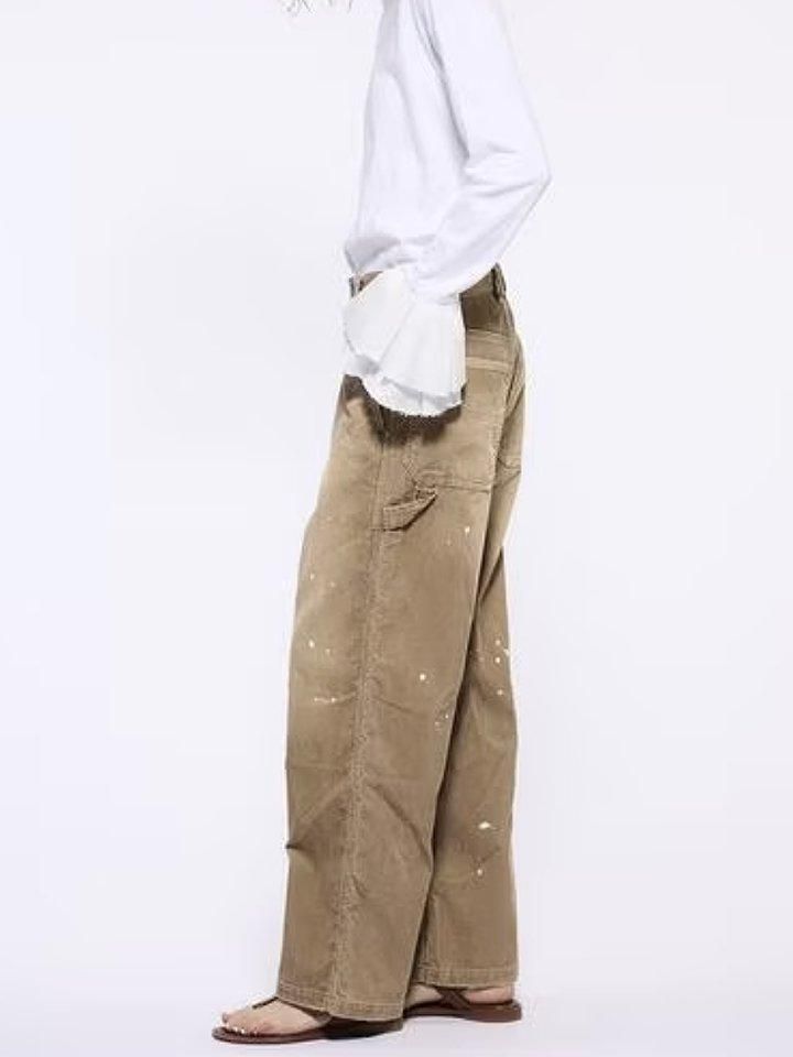 BRILL ブリル 23AW 新品 コーディロイパンツ ストレート ワイド BRILL ブリル 23AW 新品 コーディロイパンツ ストレート ワイド