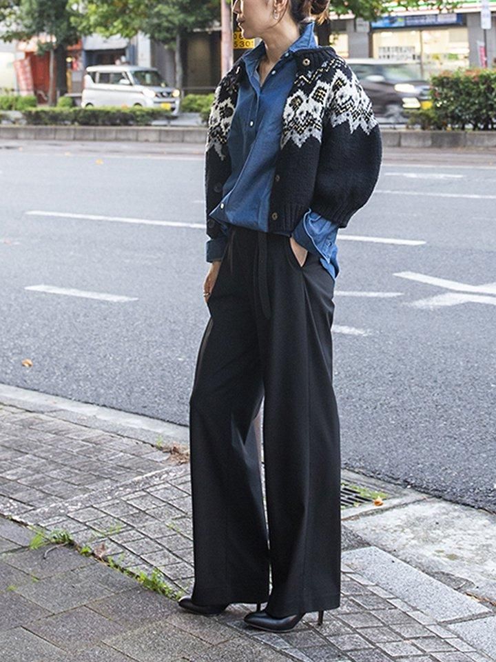 美品 22AW ラディアル RIPPLE 目玉 スカル ジャガード ニット L rad-22aw-knit002_21.jpg