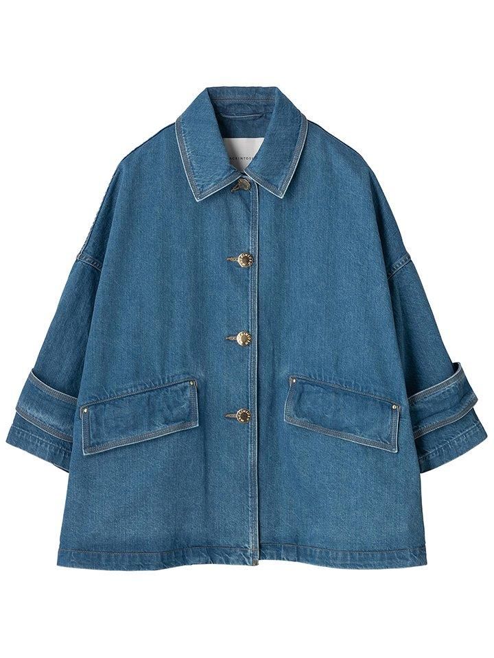ゴーシュ　コットンシルクデニムロングコート(新品) ゴーシュ - dieci｜online shop