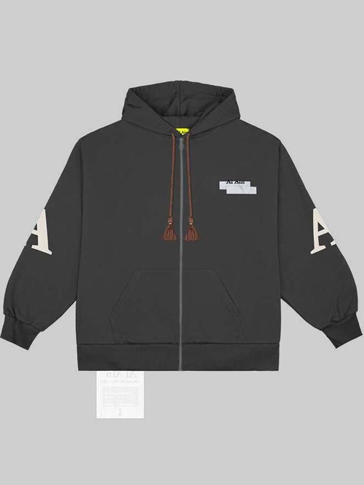 AIANページ AL Ain (アライン) メンズ HOODIE ZIP スウェットプルオーバー