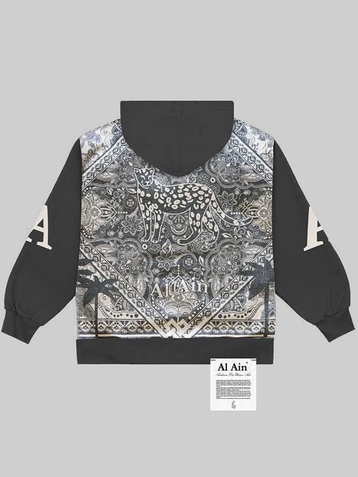 AL Ain (アライン) メンズ HOODIE ZIP スウェットジップアップ