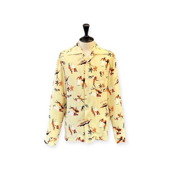 Aloha Blossom " King & Queen " Long Sleeve / Beige