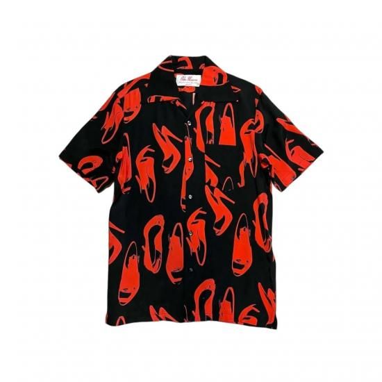 Aloha Blossom " Heels " Aloha Shirts / Black
