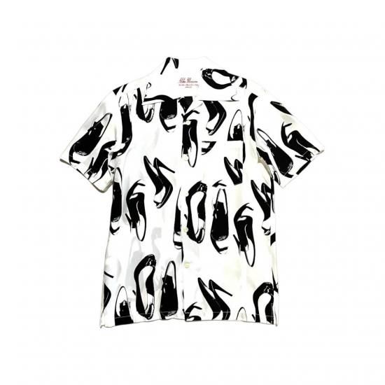 Aloha Blossom " Heels " Aloha Shirts / White