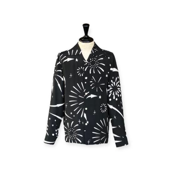 Aloha Blossom " Hanabi " Long Sleeve / Black