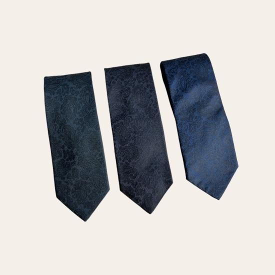 Solemarley " Paisley Tie " dark navy