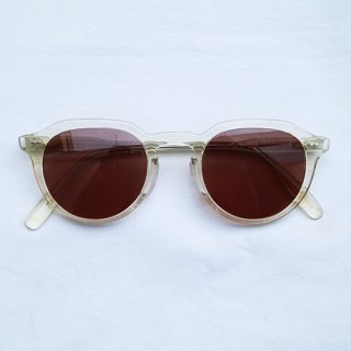 Buddy Optical " Sorbonne Sunglasses " Ecru / Brown Lens