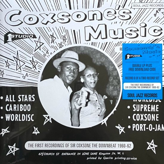 LP "Coxson's Music : First Recording Of Sir Coxsone The Downbeat 1960-62 B"2LP