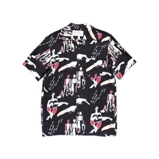 Aloha Blossom " Bossa Nova " Aloha Shirts / Black 