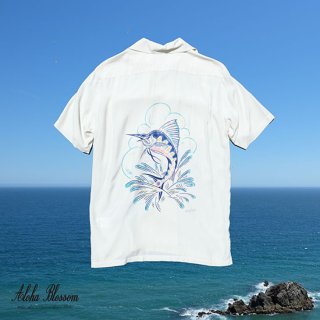 Aloha Blossom " Sordfish " Aloha Shirts (10th Anniversary Limited Item)