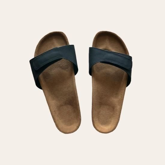 ERA " Bubble Calf Onemile Sandal" black