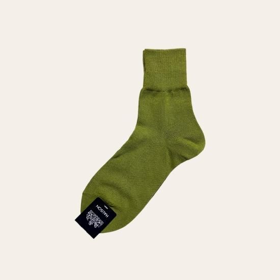 Halison "Washi Rayon Short Socks  " Olive
