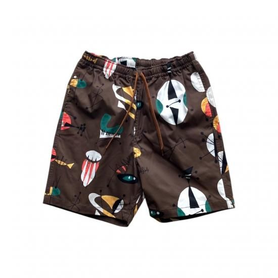 Aloha Blossom " Atomic Beach Shorts"  Alphonso limited color