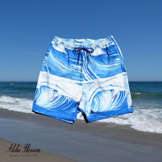 Aloha Blossom " Big Wave Beach Shorts"  