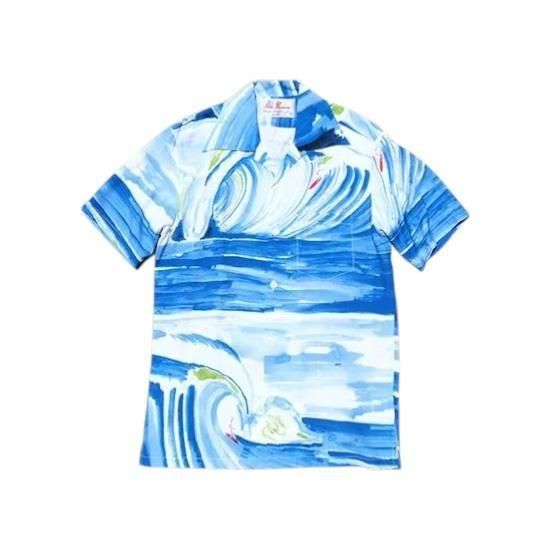 Aloha Blossom " Big Wave " Aloha Shirts 