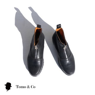 Tomo&Co " Pull Tab Zip Boots"