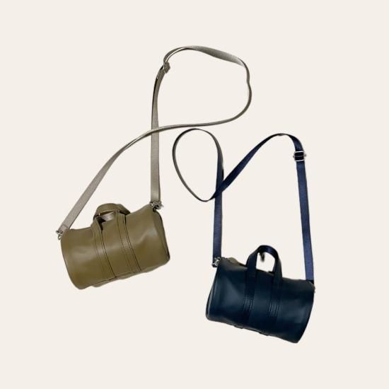 ERA. " Nappa Calf Very Mini Duffle Bag " taupe
