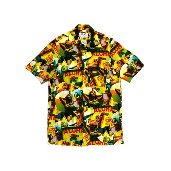 Aloha Blossom " Wez Collage" Aloha Shirts 