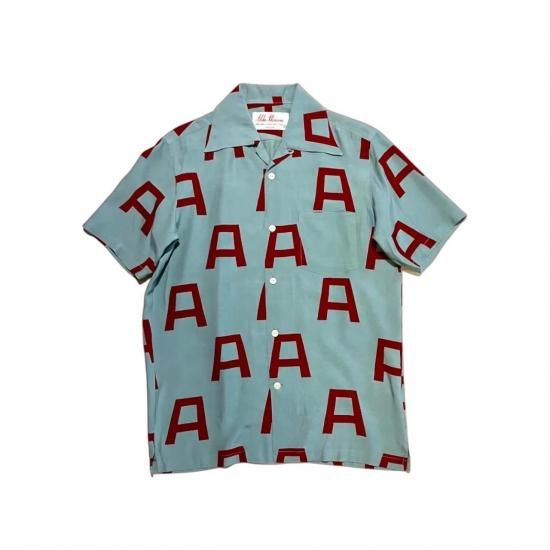 Aloha Blossom " A Sign" Aloha Shirts "grey"