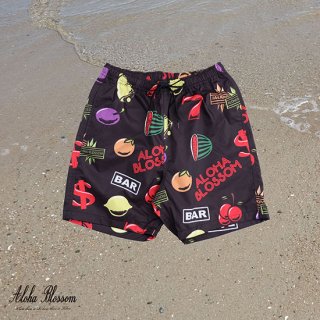 Aloha Blossom " Jack Pot Beach Shorts"