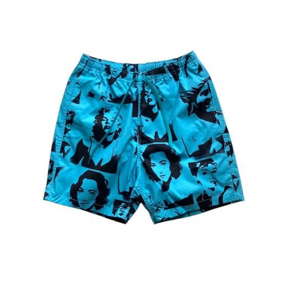 Aloha Blossom " Venus Beach Shorts" mint green