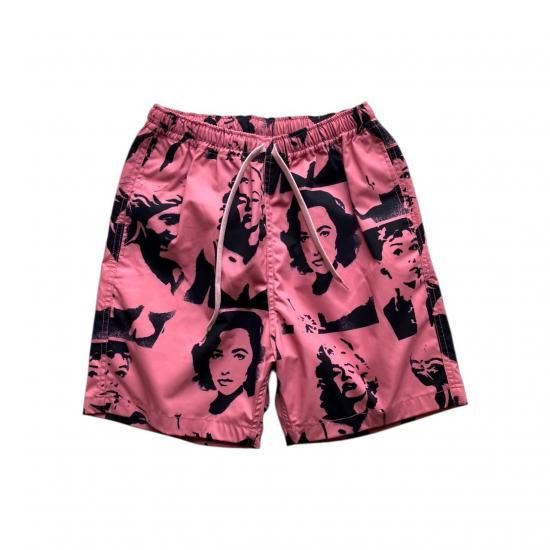 Aloha Blossom " Venus Beach Shorts" salmon pink