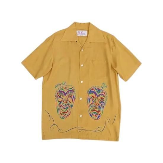 Aloha Blossom " Angama" Aloha Shirts / yellow