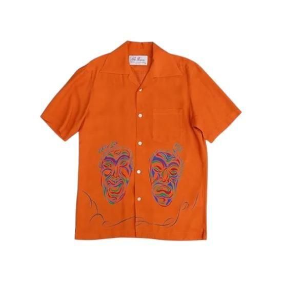 Aloha Blossom " Angama" Aloha Shirts / orange