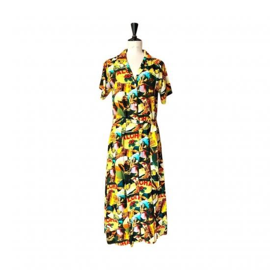 Aloha Blossom " Wez Collage" Shirts Dress 