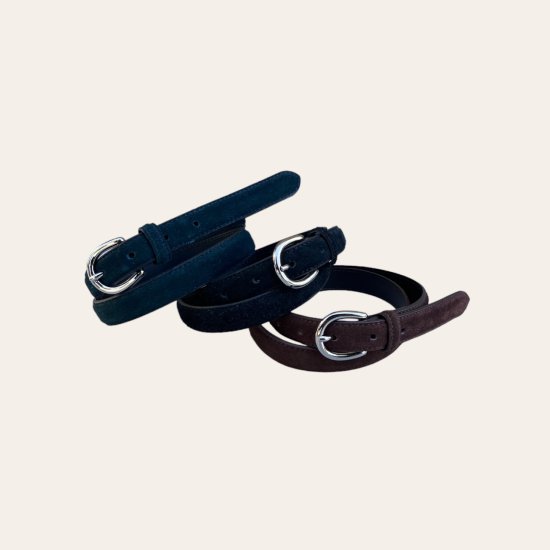 Solemarley " Suede Leather Belt 20mm" 