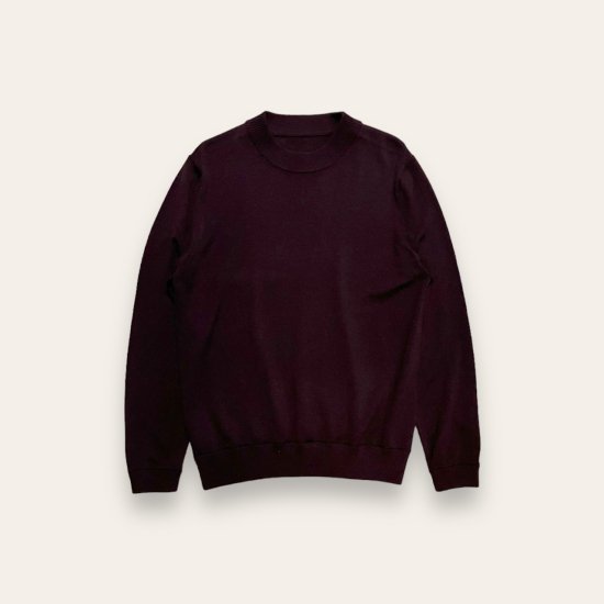 Brown and Dennis " Wool Mock Neck Knit "  