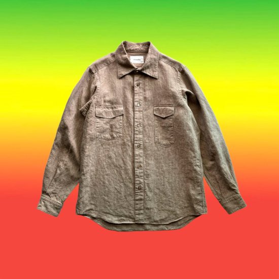 Solemarley "Linen Stripe Rockers Shirt Jacket " Spence Bryson