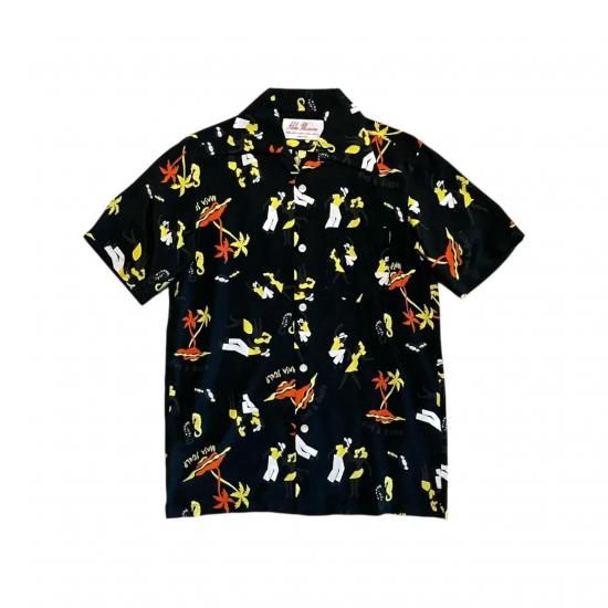 Aloha Blossom " King & Queen " Aloha Shirts / Black