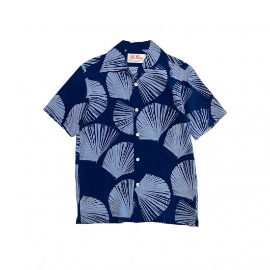 Aloha Blossom " Kuba" Aloha Shirts / navy