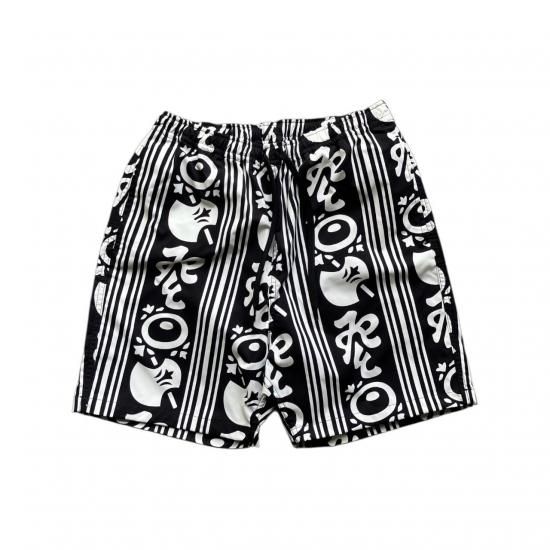 Aloha Blossom " Yokikoto Wo Kiku Beach Shorts" 