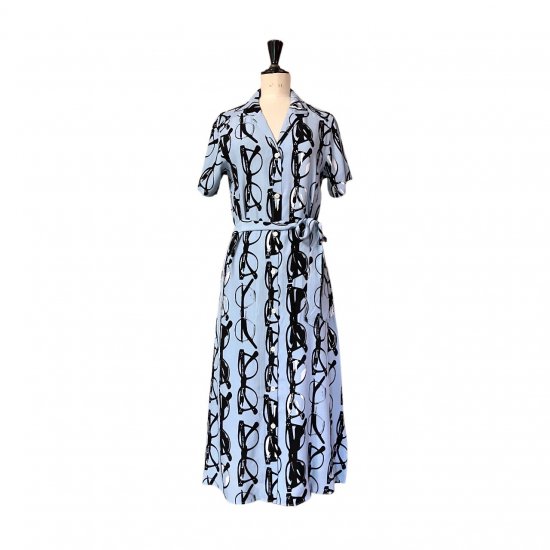 Aloha Blossom " Ayame" Shirts Dress 