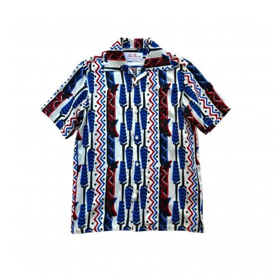 Aloha Blossom " Okinawa Haarii Stripe " Aloha Shirts