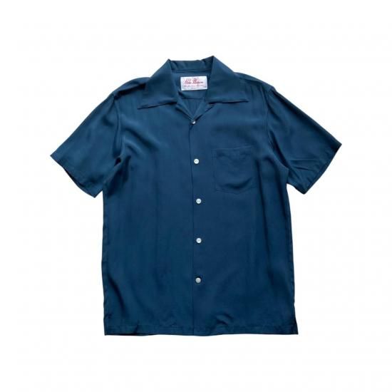 Aloha Blossom " Foundation " Aloha Shirts / navy