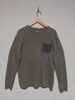 USED J-CREW POCKET LONG TEE