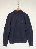 USED 90s RALPH LAUREN HALF ZIP SWEATER