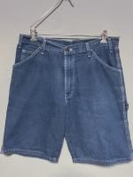 USED DICKIES DENIM PAINTER SHORTS