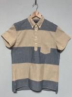 USED J-CREW HALF BOTTAN S/S SHIRTS