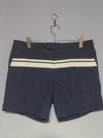 USED J-CREW BORDER SWIM SHORTS