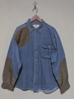 USED WRANGLER  RUGGED WEAR HUNTING DENIM SHIRTS