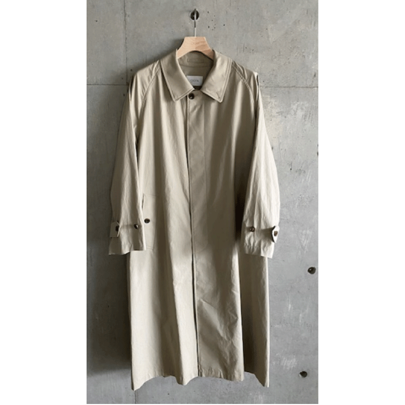 【予約商品】【CIOTA シオタ】 スビンコットン タイプライター タイロッケンコート / BEIGE