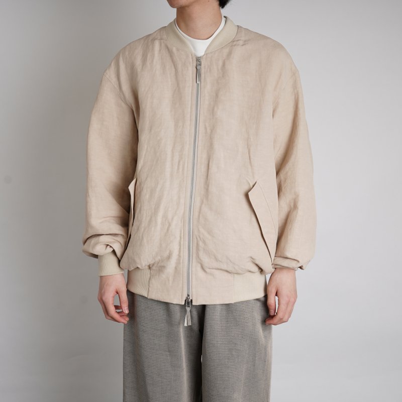【22SS】【POLYPLOID ポリプロイド】BOMBER JACKET C
 / BEIGE
