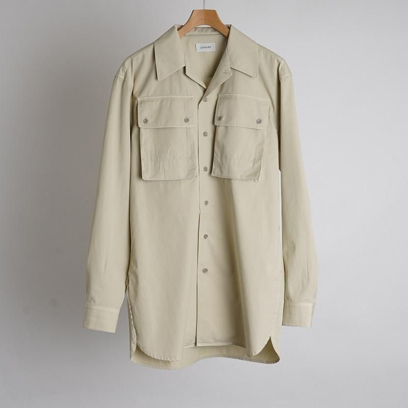 <img class='new_mark_img1' src='https://img.shop-pro.jp/img/new/icons20.gif' style='border:none;display:inline;margin:0px;padding:0px;width:auto;' />【LEMAIRE ルメール】 MILITARY SHIRT
/ OVERCAST GREY
