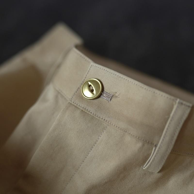 I am dork アイアムドーク】 WORK PANTS -COLD DYED- / BEIGE -Avelia